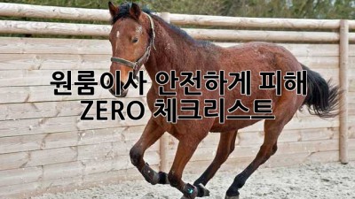 📦 원룸이사, 안전하게! 피해 ZERO 체크리스트 📝